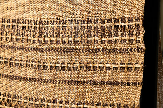 女性用帯 もじり織 茶色